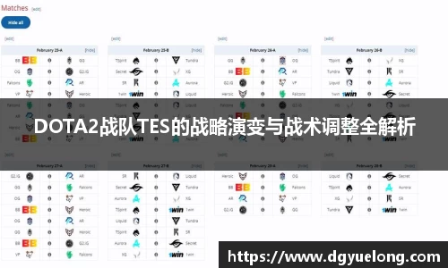 DOTA2战队TES的战略演变与战术调整全解析